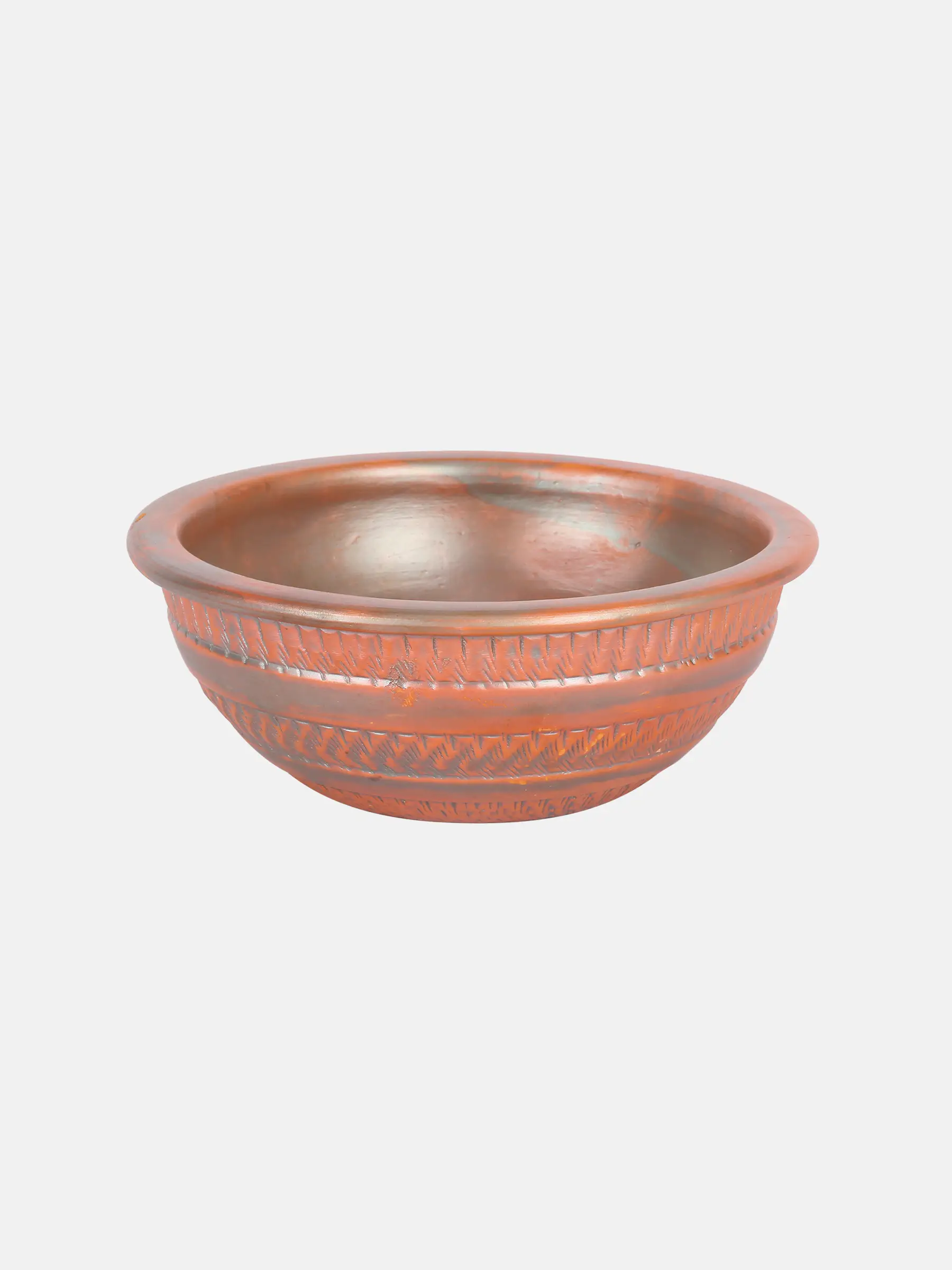 Handmade Clay Flower Shape Bowl - Image 3