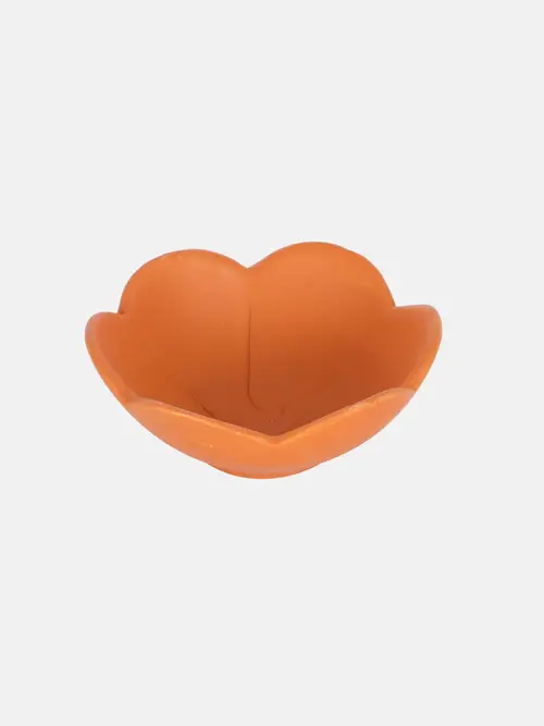 Handmade Clay Flower Shape Bowl - Image 5